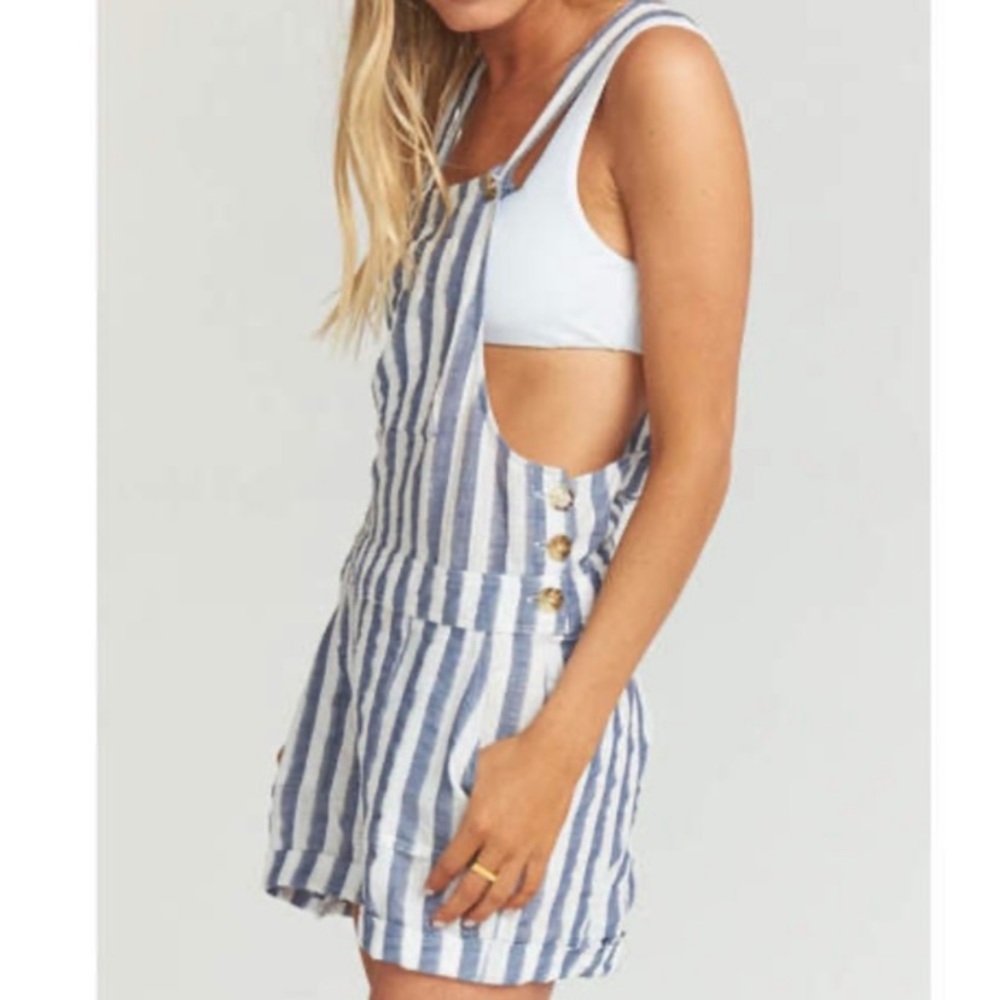 Show me your MUMU “beach side” overalls sz XS